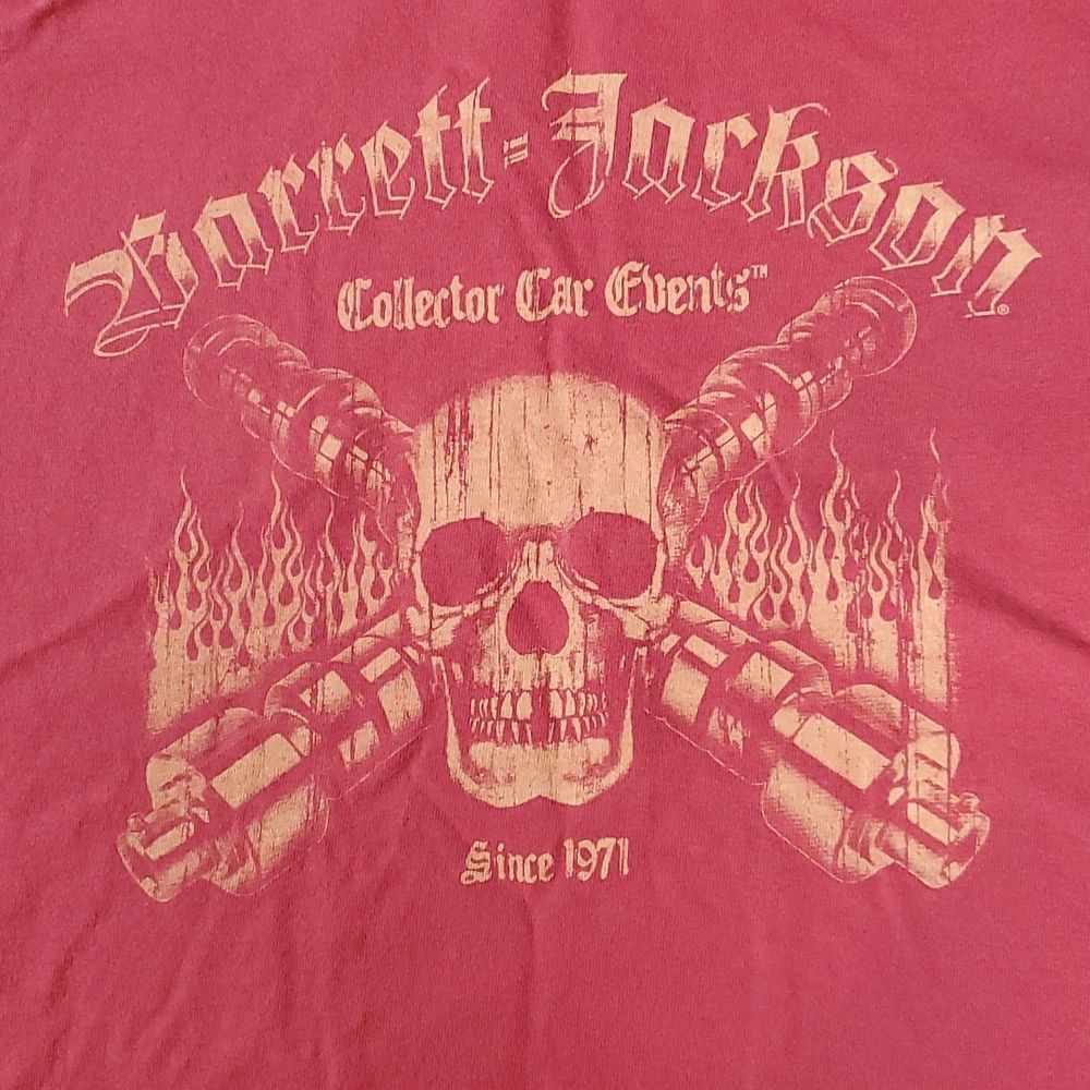 Barrett Jackson Skull Logo Shirt Size XL‎